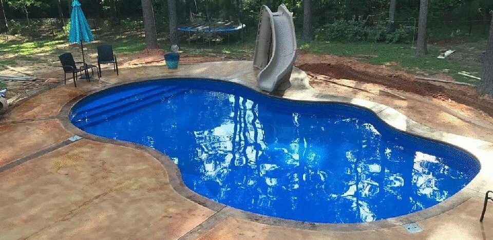 Odyssey Inground Pool with vinyl liner