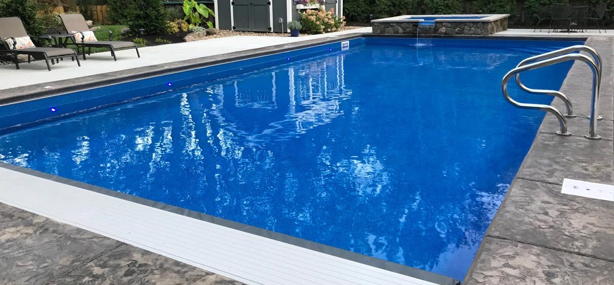 Rectangle Inground Pool with vinyl liner